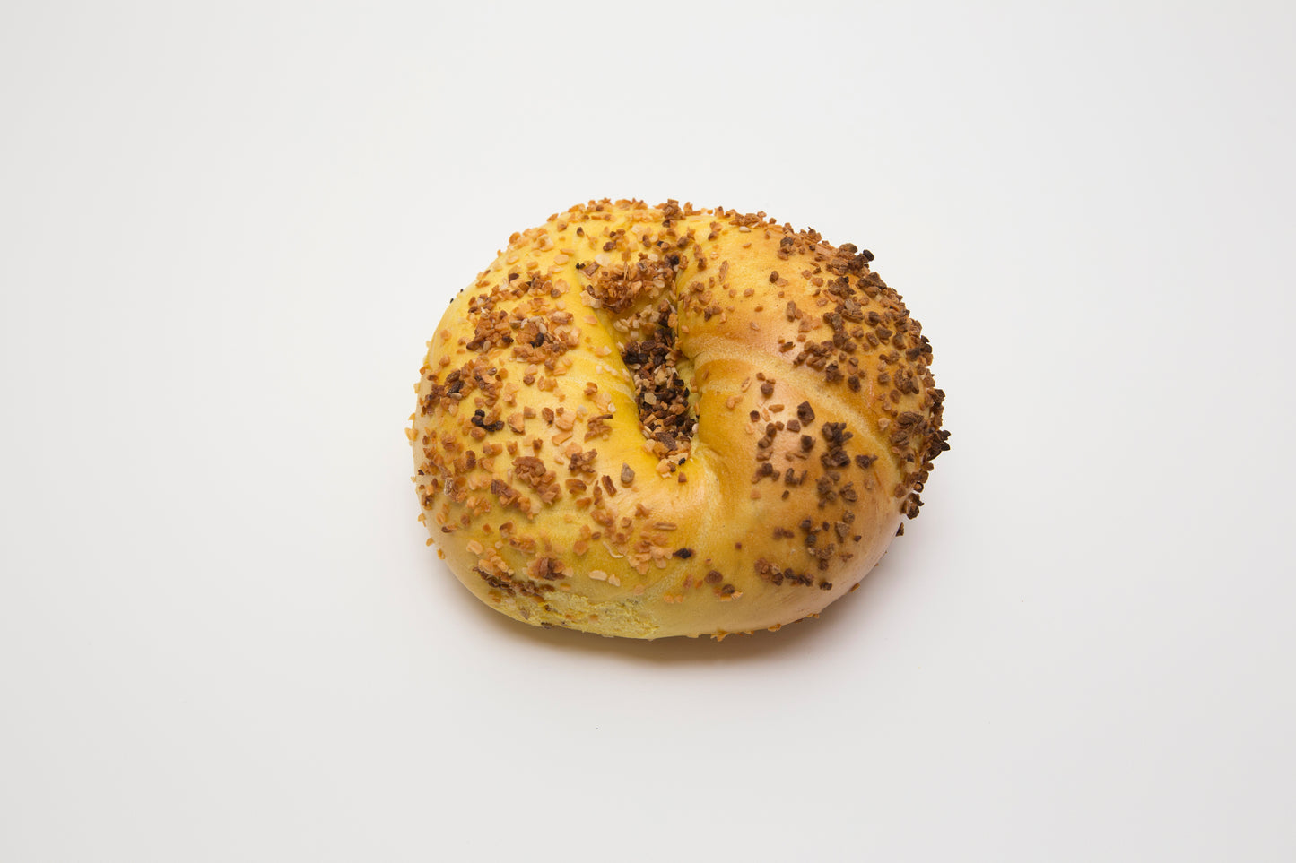 Egg Onion Bagel from Howard Beach Bagel Cafe