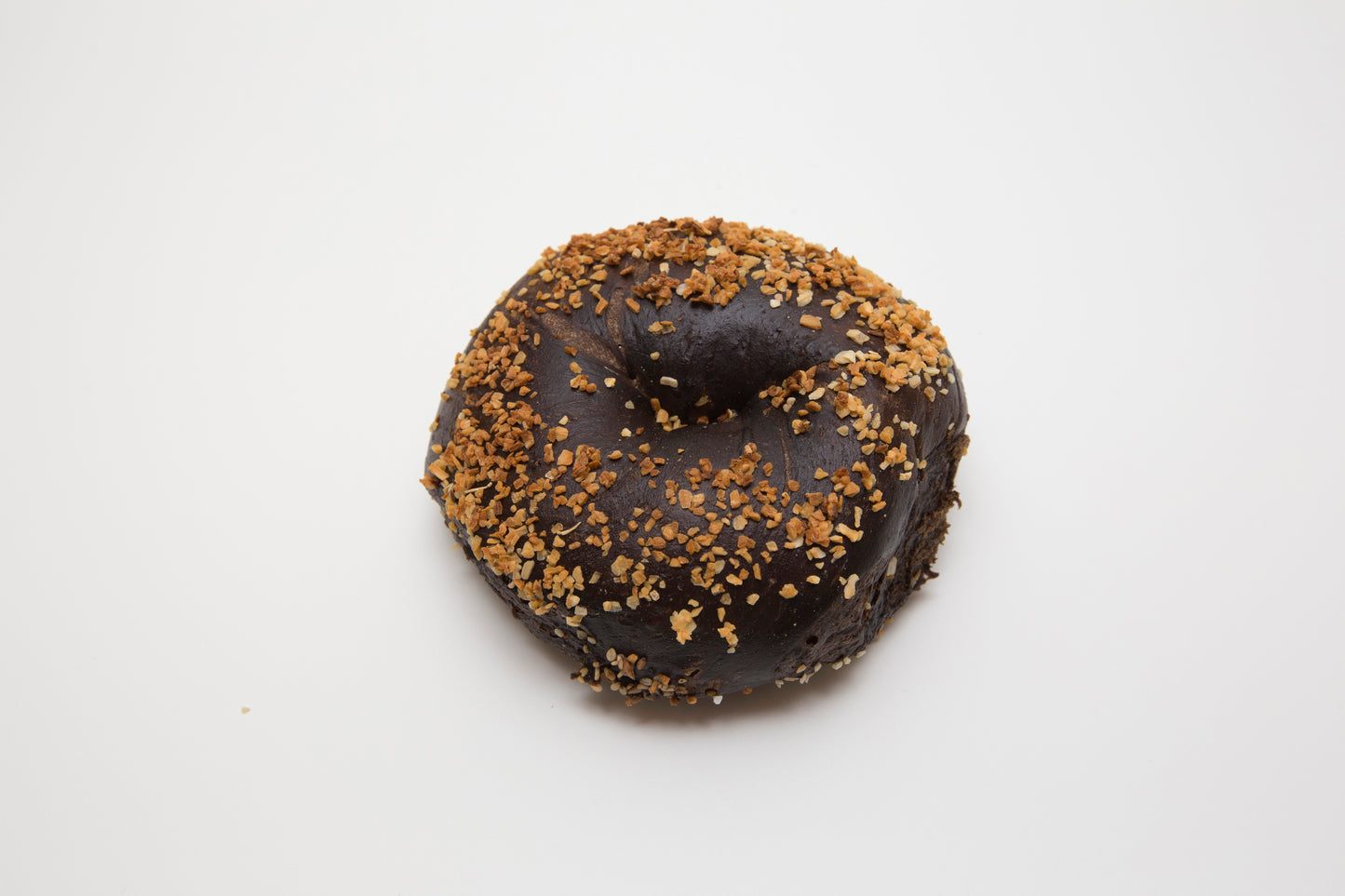 Pumpernickel Onion Bagel from Howard Beach Bagel Cafe