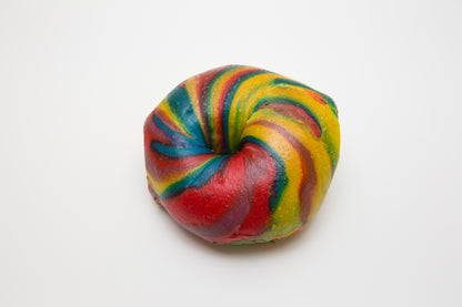 Rainbow Bagel from Howard Beach Bagel Cafe